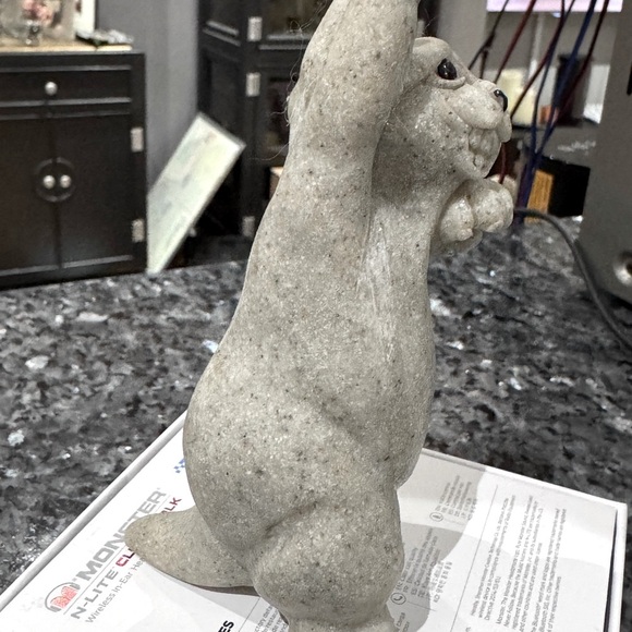 🐾 Second Nature Design Quarry Critters “Caz” Sandstone Figure (2001 Vintage!)🐾 - Picture 14 of 14